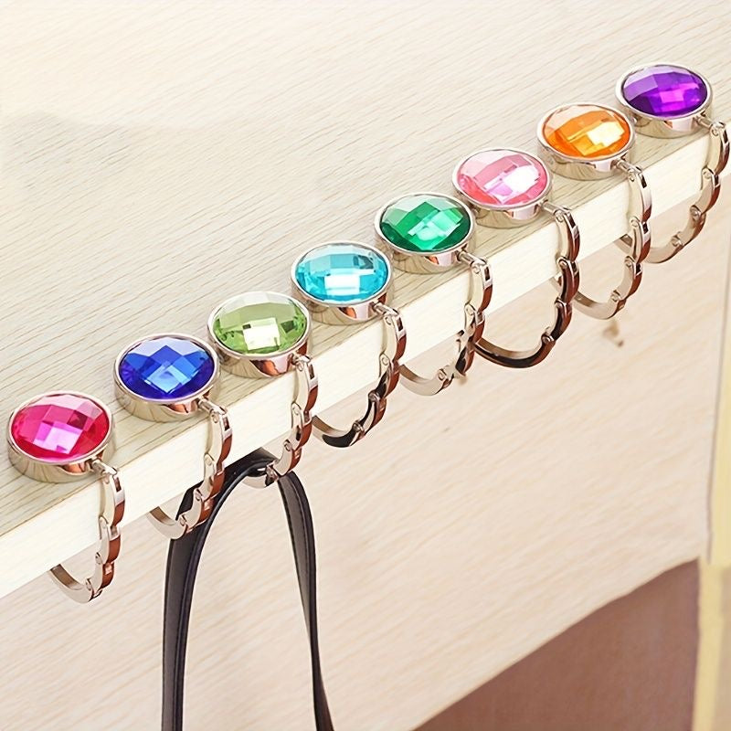 CRYSTAL PURSE HOOK: A Color for Every Style