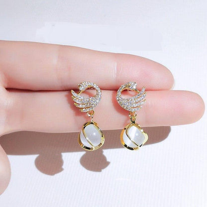 Swan Shape Earrings