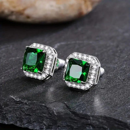 Cubic Zirconia Stud Earrings