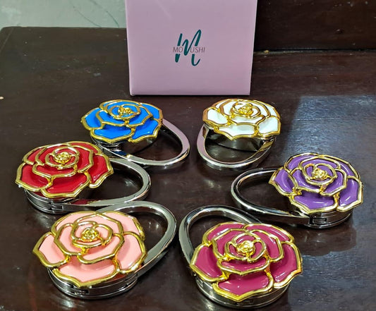 Foldable Rose Flower Bag Hanger